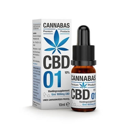 Cannabas CBD Olie 10% – 10ml, 30ml