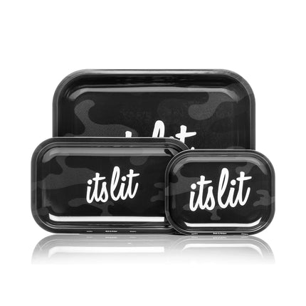 HEMPER It's Lit Black Camouflage Rolling Tray