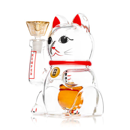 HEMPER Lucky Cat XL Bong 7"