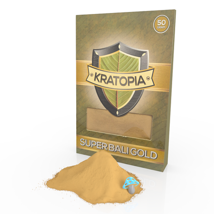 Kratopia Super Bali Gold Kratom – 50 gram