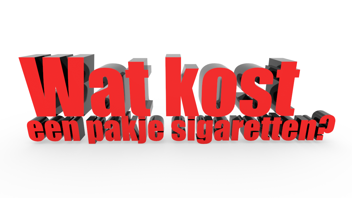 Wat kost een pakje sigaretten