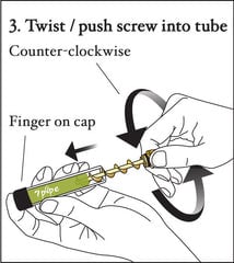 7 Pipe 7 Pipe Twisty Glass Blunt