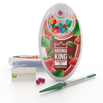 Aroma King Strawberry Mint klik bolletjes