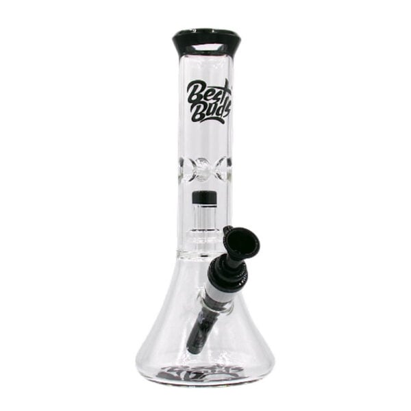 Best Buds Glass Ice Bong - 28cm