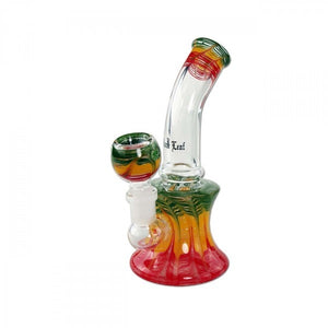 Black Leaf Mini Bubbler Rasta