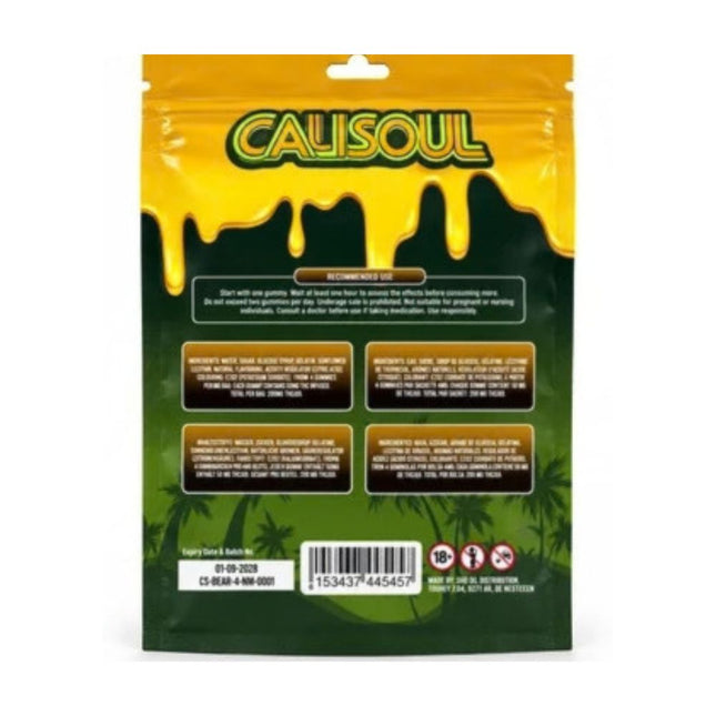 Cali Soul Bears Mixed Fruits - 4pcs - 200mg THCNm