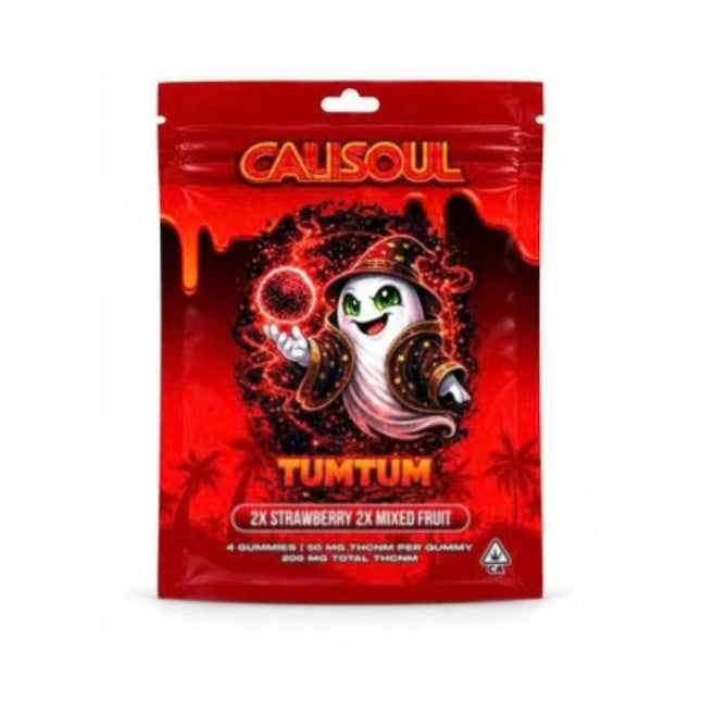 Cali Soul TumTum Strawberry & Mixed Fruit - 4pcs - 200mg THCNm
