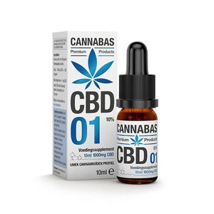 Cannabas CBD Olie 10% – 10ml, 30ml