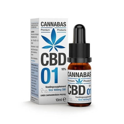 Cannabas CBD Olie 10% – 10ml, 30ml