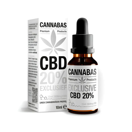 Cannabas CBD Olie 20% - 10ml & 30ml
