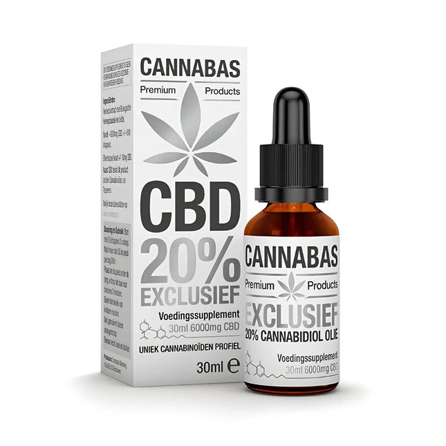 Cannabas CBD Olie 20% - 10ml & 30ml