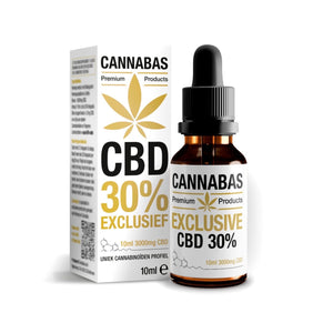 Cannabas CBD Olie 30% - 10ml & 30ml