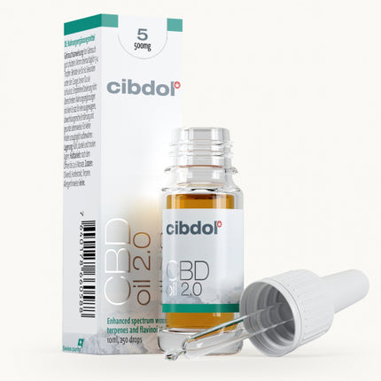 Cibdol CBD 2.0 Hemp oil 5% (500mg) – 10ml