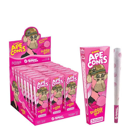 G-Rollz Ape Cones Bubblegum - 24 Packs