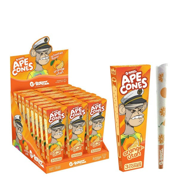 G-Rollz Ape Cones Orange-utan - 24 Packs