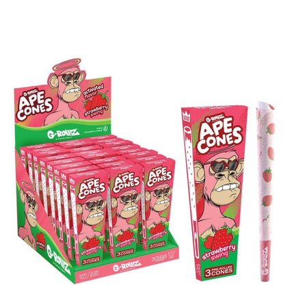 G-Rollz Ape Cones Strawberry Swing - 24 Packs