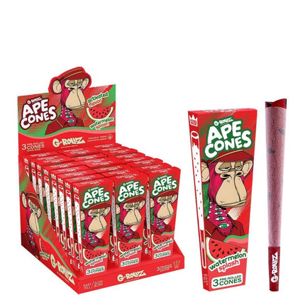G-Rollz Ape Cones Watermelon Splash - 24 Packs