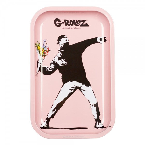 G-Rollz Banksys Graffiti Flower Thrower Pink - Medium