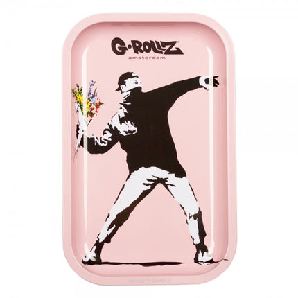 G-Rollz Banksys Graffiti Flower Thrower Pink - Medium