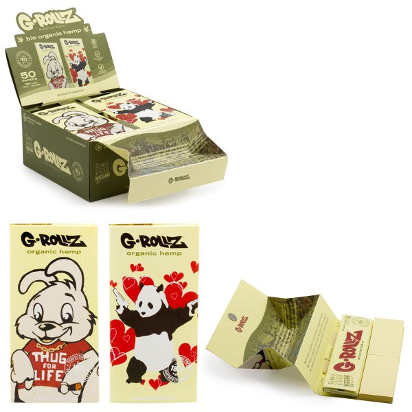 G-Rollz Banksys Graffiti KS Slim Set 6 -  Hemp Extra Thin - 3 in 1 Pack