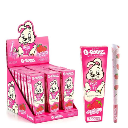 G-Rollz Banksy’s Graffiti ‘Strawberry Swing’ - 3x Cones