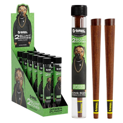 G-Rollz Blunts The Dog Green Punch - 2 Blunts