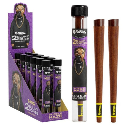 G-Rollz Blunts The Dog - Terpene Infused Purple Haze 2 Blunts