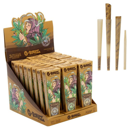 G-Rollz Colossal Dream Ongebleekt - 3x King Size Cones