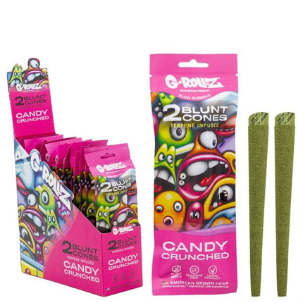 G-Rollz Hemp Cones Candy Crunched - 12 Packs