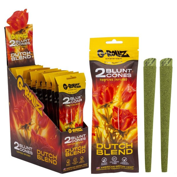 G-Rollz Hemp Cones Dutch Blend - 12 Packs