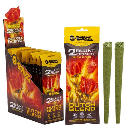 G-Rollz Hemp Cones Dutch Blend - 12 Packs
