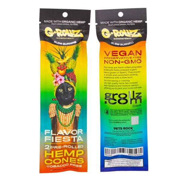 G-Rollz Hanf-Cones – Geschmacks-Fiesta, 12er-Packung