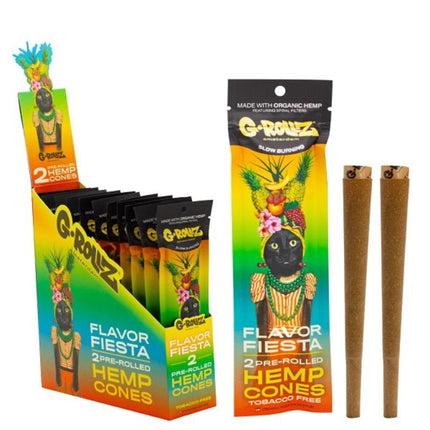G-Rollz Hemp Cones - Flavor Fiesta 12 Packs