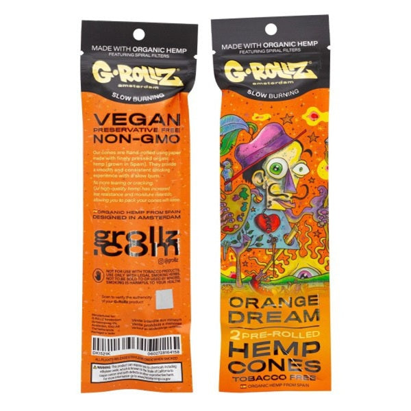 G-Rollz Hanf-Cones – Orange Dream, 12er-Pack