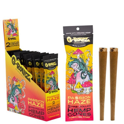 G-Rollz Hemp Cones - Passion Haze 12 Packs
