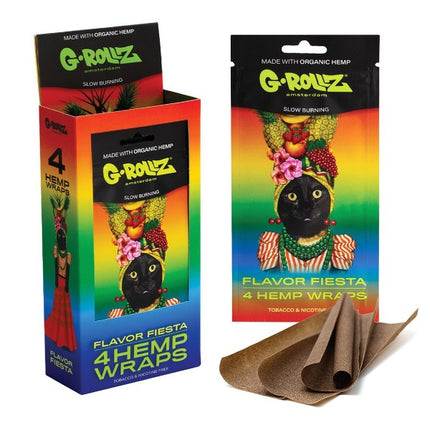 G-Rollz Hanf-Wraps Geschmacksrichtung Fiesta - 60 Wraps