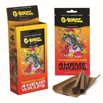 G-Rollz Hemp Wraps Passion Haze - 4 Wraps