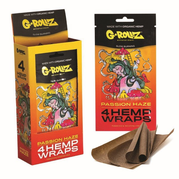 G-Rollz Hemp Wraps Passion Haze - 4 Wraps