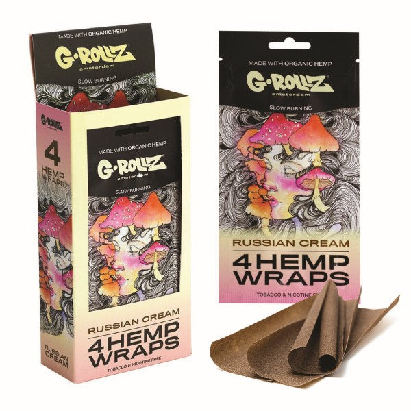 G-Rollz Hemp Wraps Russian Cream - 4 Wraps