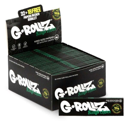 G-Rollz Kings Choice - White KS Wide Vloeitjes - 50 Booklets
