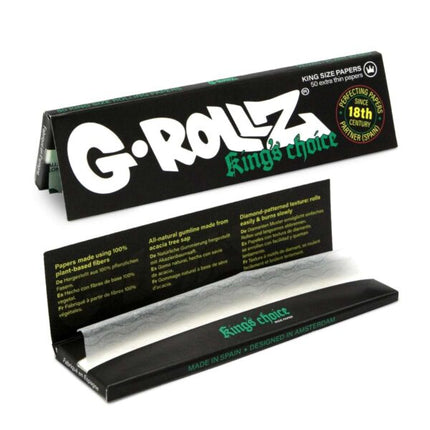 G-Rollz Kings Choice - White KS Wide Vloeitjes - 50 Booklets