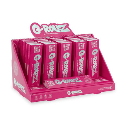 G-Rollz Lightly Dyed Pink - King Size Slim Combi