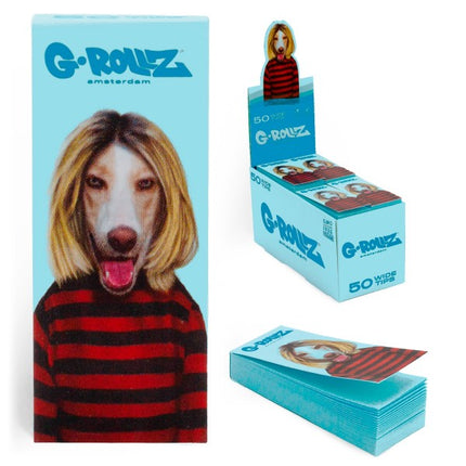 G-Rollz Pets Rock Grunge - Blue Filter Tips - 24 Booklets