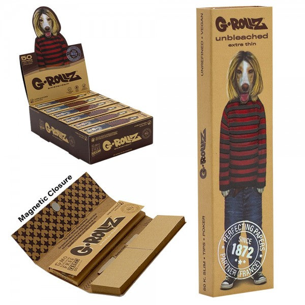 G-Rollz Pets Rock Grunge Ongebleekt - King Size Slim Combi