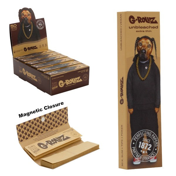 G-Rollz Pets Rock Rap Ongebleekt - King Size Slim Combi