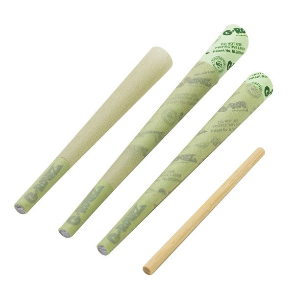G-Rollz Pets Rock Rap Organic Green Hemp - 72x KS Cones