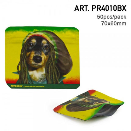 G-Rollz Reggae Smellproof Bags - 70x60 mm - 50 Stuks
