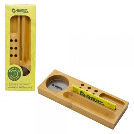 G-Rollz Small Portable Bamboo Tray