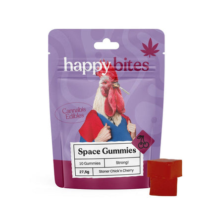 Happy Bites Happy Bites Space Gummies Stoner Chick’n Cherry (AJ-1)