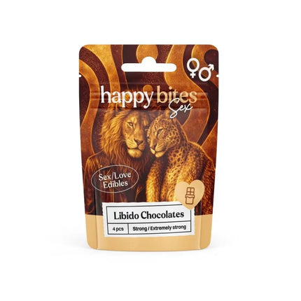 Happy Bites Libido Chocolates (Strong/Extremely Strong) (Shilajit)